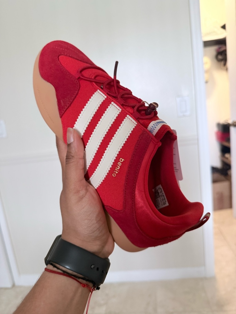 Bad Bunny x Adidas Ballerina Red Sneakers